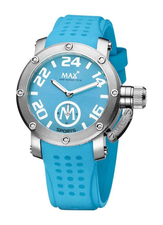 Max 5 -MAX554 - Horloge - Rubber - Blauw - 36 mm