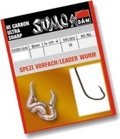 D.A.M. Sumo Worm - Hakenboekje - Haakmaat 4 - Lijndikte 0.30 mm - 10 Stuks