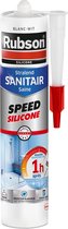 Rubson Sanitairkit Siliconenkit wit Speed - 280 ml - Droogtijd 2 uur