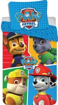 Paw Patrol peuter dekbedovertrek 100x135cm | 100% katoen