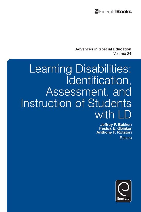 Advances in Special Education 24 - Learning Disabilities - cover