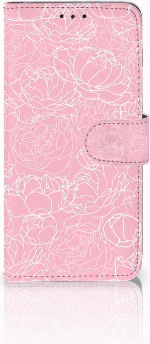 Samsung Galaxy S10 Plus Hoesje White Flowers