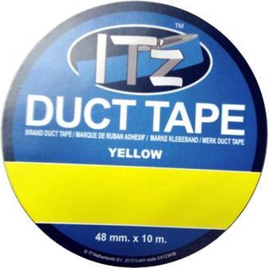 IT'z duct tape - Geel - 10m