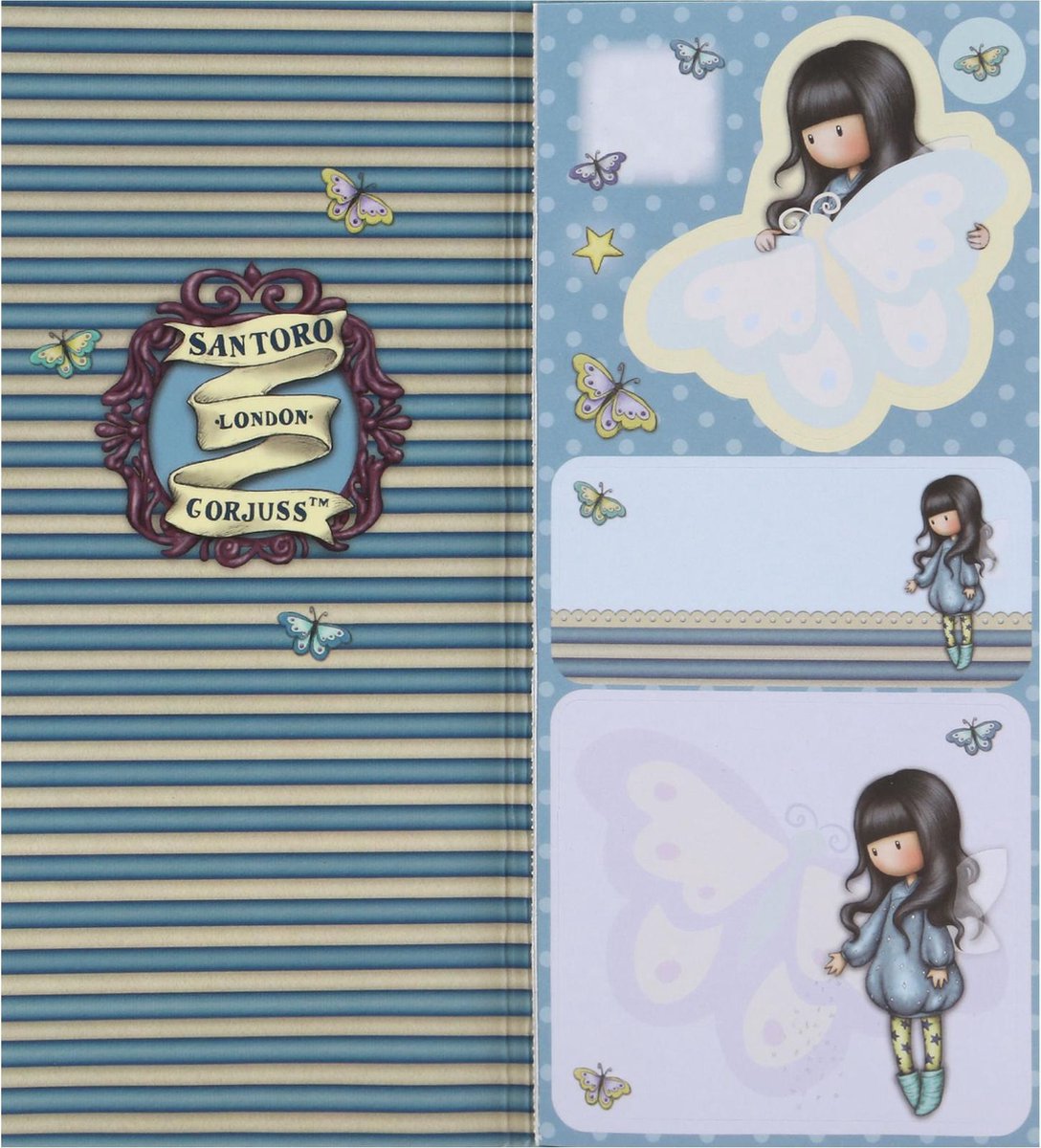 Gorjuss stickers Bubble Fairy - Santoro London sticker