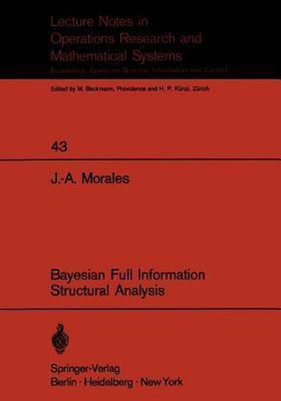 Bayesian Full Information Structrual Analysis - cover