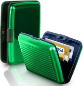 Premium Creditcardhouder - alu Pasjeshouder - Aluminium - Groen / Green