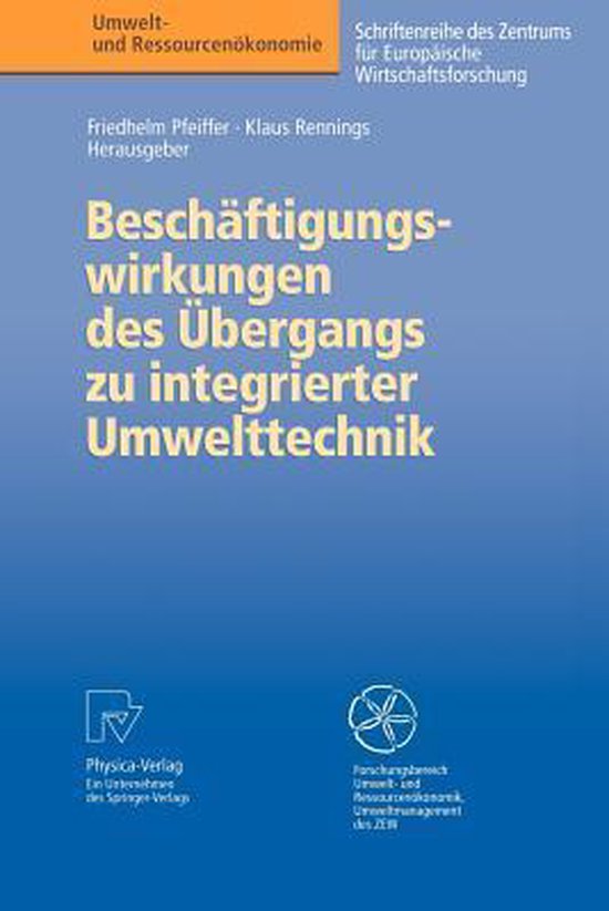 9783790811810 - Beschäftigungswirkungen des Übergangs zu integrierter Umwelttechnik