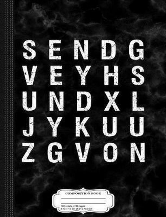 Send Nudes Hidden Message Composition Notebook, Flippin Sweet Books 9781798505045... bol