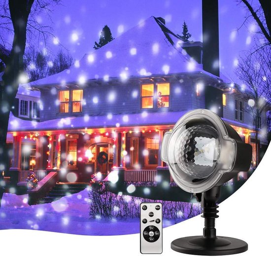 Outdoor Snow Projector Met 4 Snelheden EN timer | Buiten Sneeuw Projector  Waterproof... | bol.com