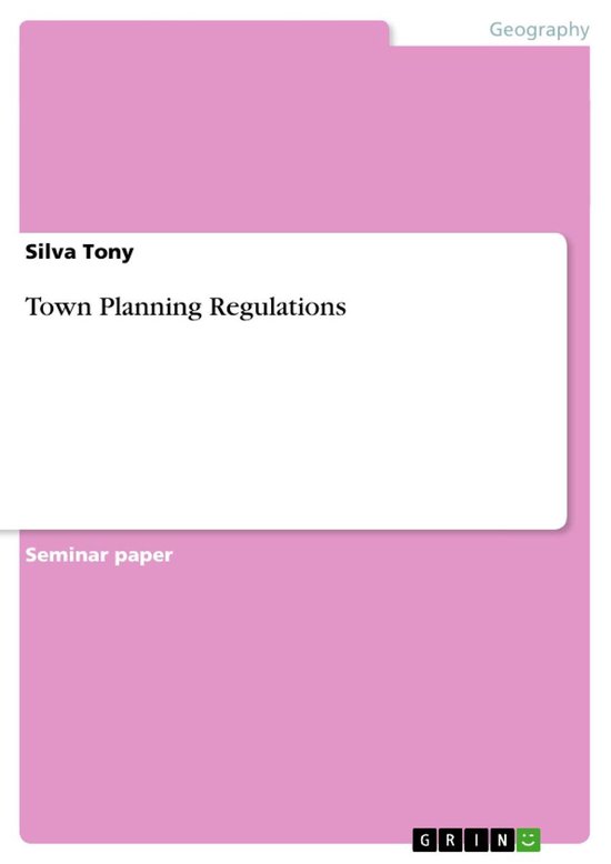 Town Planning Regulations (ebook), Silva Tony 9783656614890 Boeken