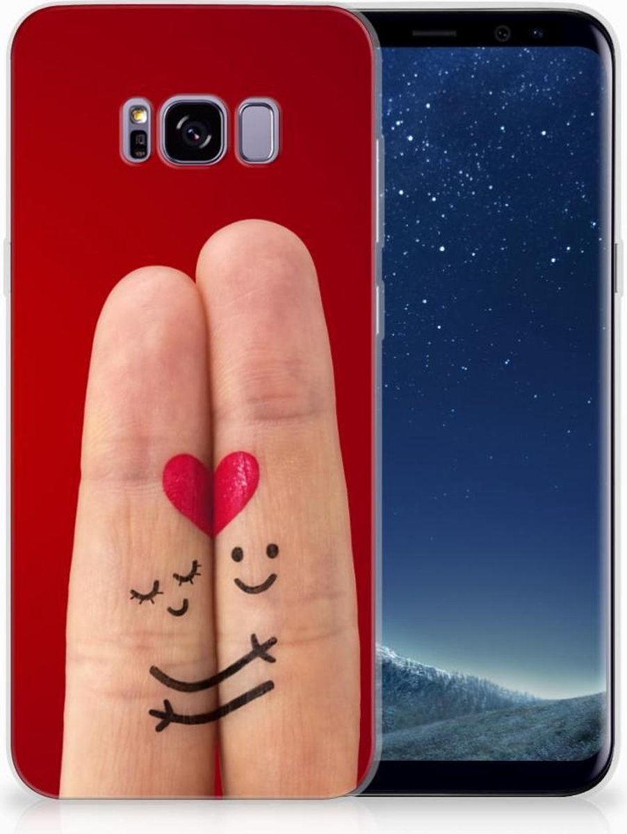 Samsung Galaxy S8 Plus Silicone Back Cover Liefde - Origineel Romantisch Cadeau