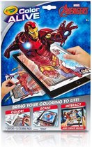 Crayola Marvel Avengers Color Alive - Breng je kleurplaten tot leven - Iron Man - Hulk - Wonder Woman - En meer