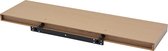 Zwevende wandplank hout Bleek Eiken mm - xcm - Duraline