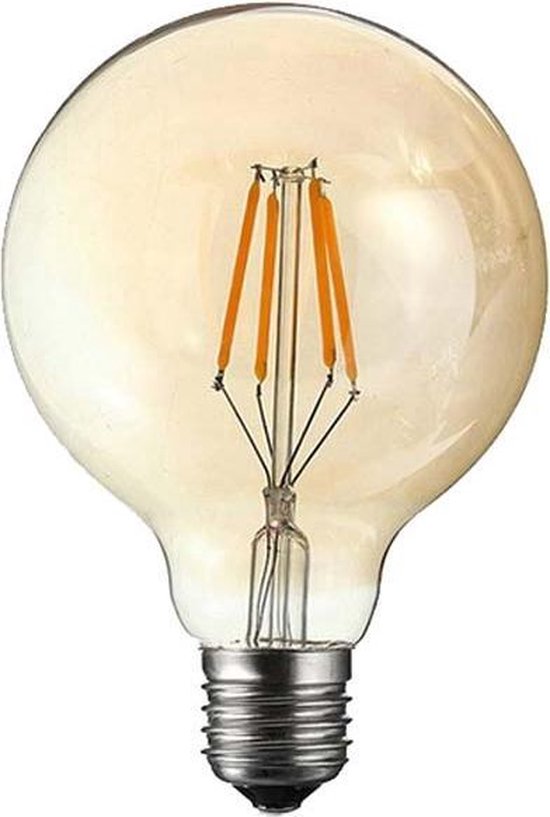 Volgen formaat Uitputting Vintage LED lamp G95 4W 2200K | bol.com