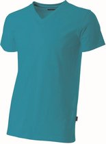 Tricorp 101005 T-Shirt V Hals Slim Fit Turquoise maat 5XL