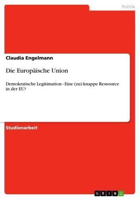 Boek cover Die Europäische Union van Claudia Engelmann (Onbekend)