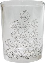 TAK Design Drinkglas Rock Space - Glas - Ø7 x 9 cm - Space