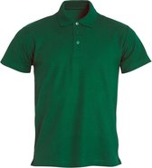 Clique Basic Polo flessengroen l