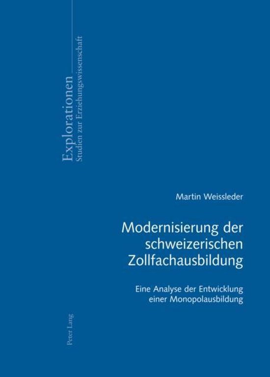 Modernisierung der schweizerischen Zollfachausbildung - cover