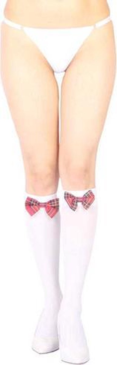 Goedkoopste Vixson Kousen En String - Wit/Rood