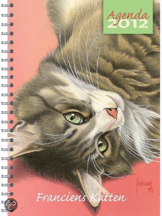 Cover van het boek 'Bureau agenda Franciens katten 2012'