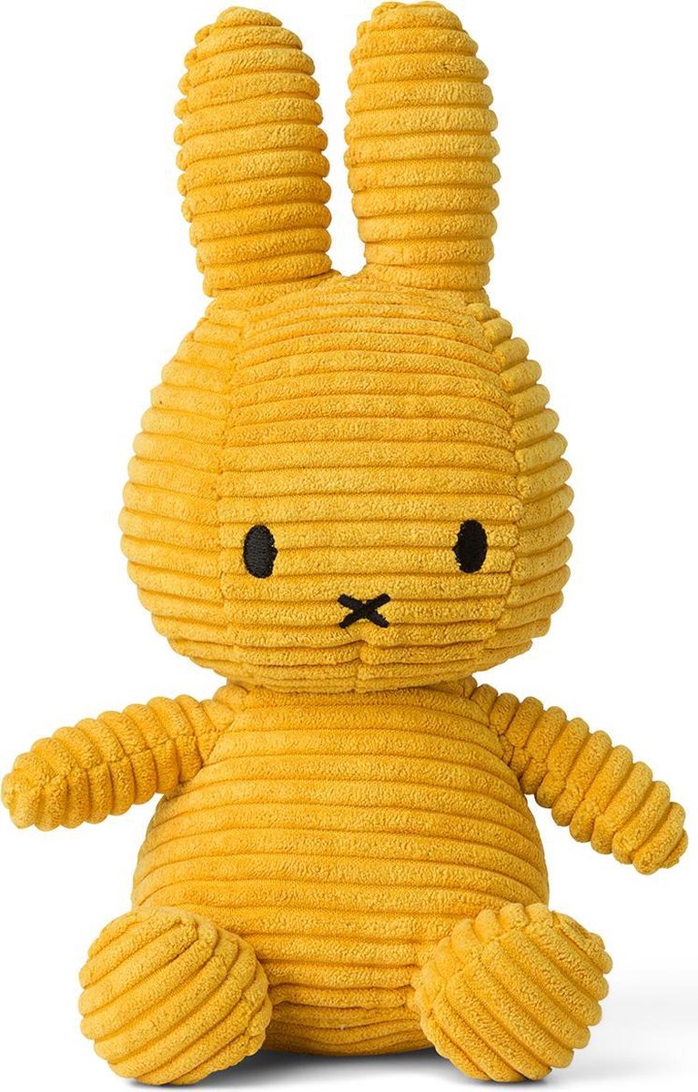 Nijntje Miffy Corduroy Geel 23 cm