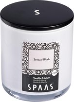 Spaas Geurkaars in glas met deksel - Sensual Blush - Vanilla & Myrr - 2 Stuks