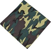 Bandana camouflage - 100% katoen - boeren zakdoek - army - Cotton - zakdoek - hoofdband - sjaaltje - accessoire - carnaval - accessoires