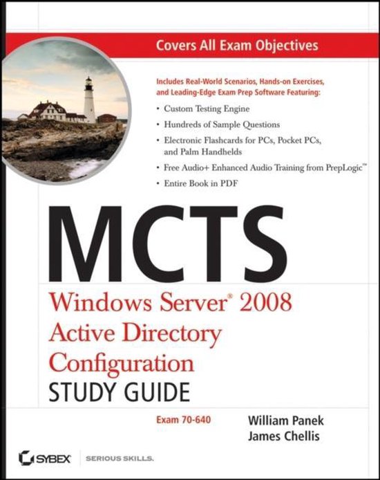 MCTS Windows Server 2008 Active Directory Configuration Stud ... - cover
