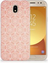 Geschikt voor Samsung Galaxy J5 2017 Uniek TPU Hoesje Pattern Orange