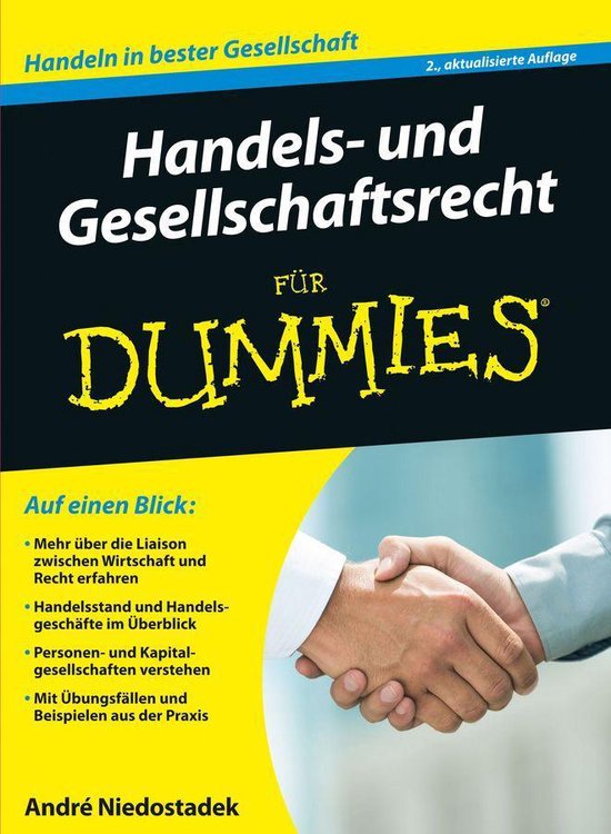 Für Dummies - Handels- und Gesellschaftsrecht für Dummies - cover