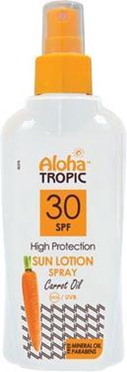Aloha Tropic Zonnebrand Spray SPF 30 Wortelolie | bol