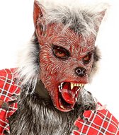 "Weerwolf masker met haren voor volwassenen - Verkleedmasker - One size"