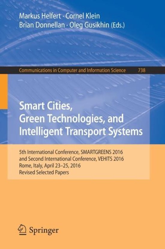 Communications in Computer and Information Science738- Smart ... - cover
