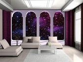 Space Stars Arches Photo Wallcovering