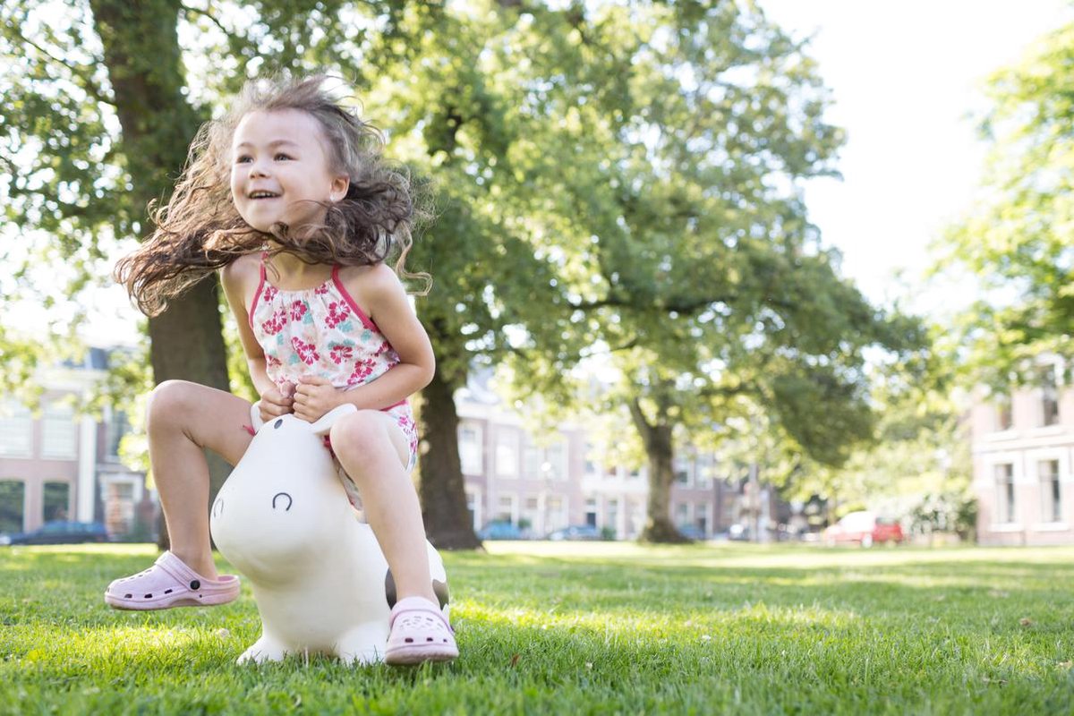 BS Toys Skippydier - Springkoe Jumpbal - Speelgoed Hopperbal - Jumping Dieren - Bounce bal koe - Kinderspeelgoed - Speelgoed 2 Jaar - Inclusief Pomp - Tot 50 kg Gewicht - Cadeau kind — afbeelding 3