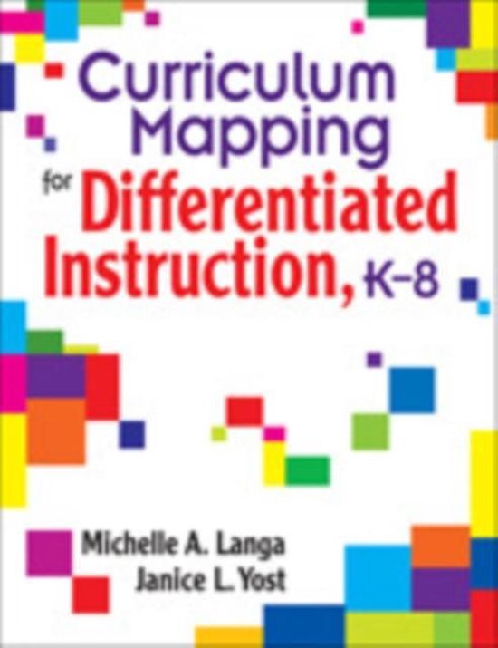 Curriculum Mapping for Differentiated Instruction, K-8 - cover
