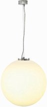 SLV ROTOBALL E27 pendel Hanglamp 1x60W Grijs Chroom Wit 165400