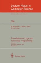 Foundations of Logic and Functional Programming