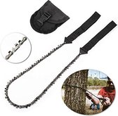 Handkettingzaag, staal, voor outdoor/camping/tuin 33 tanden - bekijk de video!!
