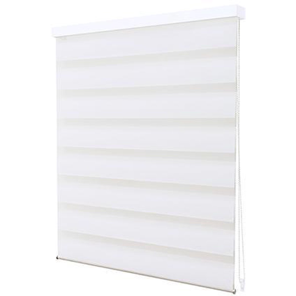 Duo Rolgordijn - Lichtdoorlatend - Uni Luxe Wit - 150x210cm - Intensions Exclusive