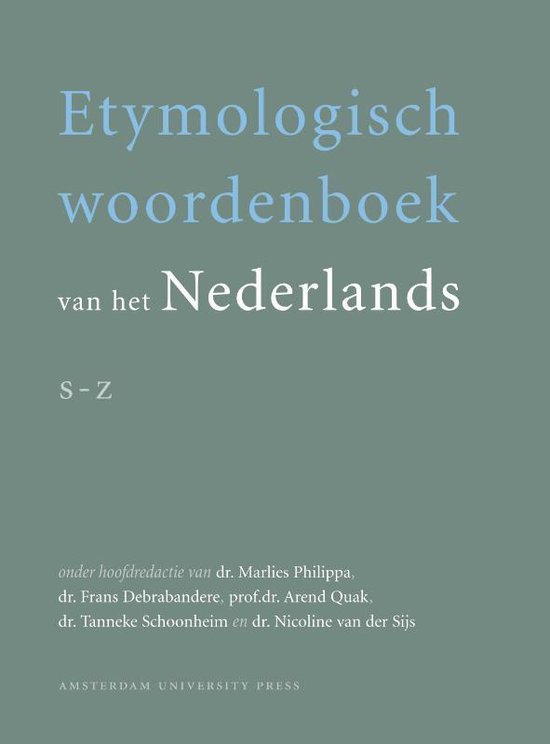 Cover van het boek 'Etymologisch woordenboek van het Nederlands / 4'
