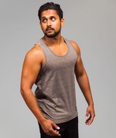 Marrald Black Series Tanktop | Beige Bruin - M heren sportshirt fitness