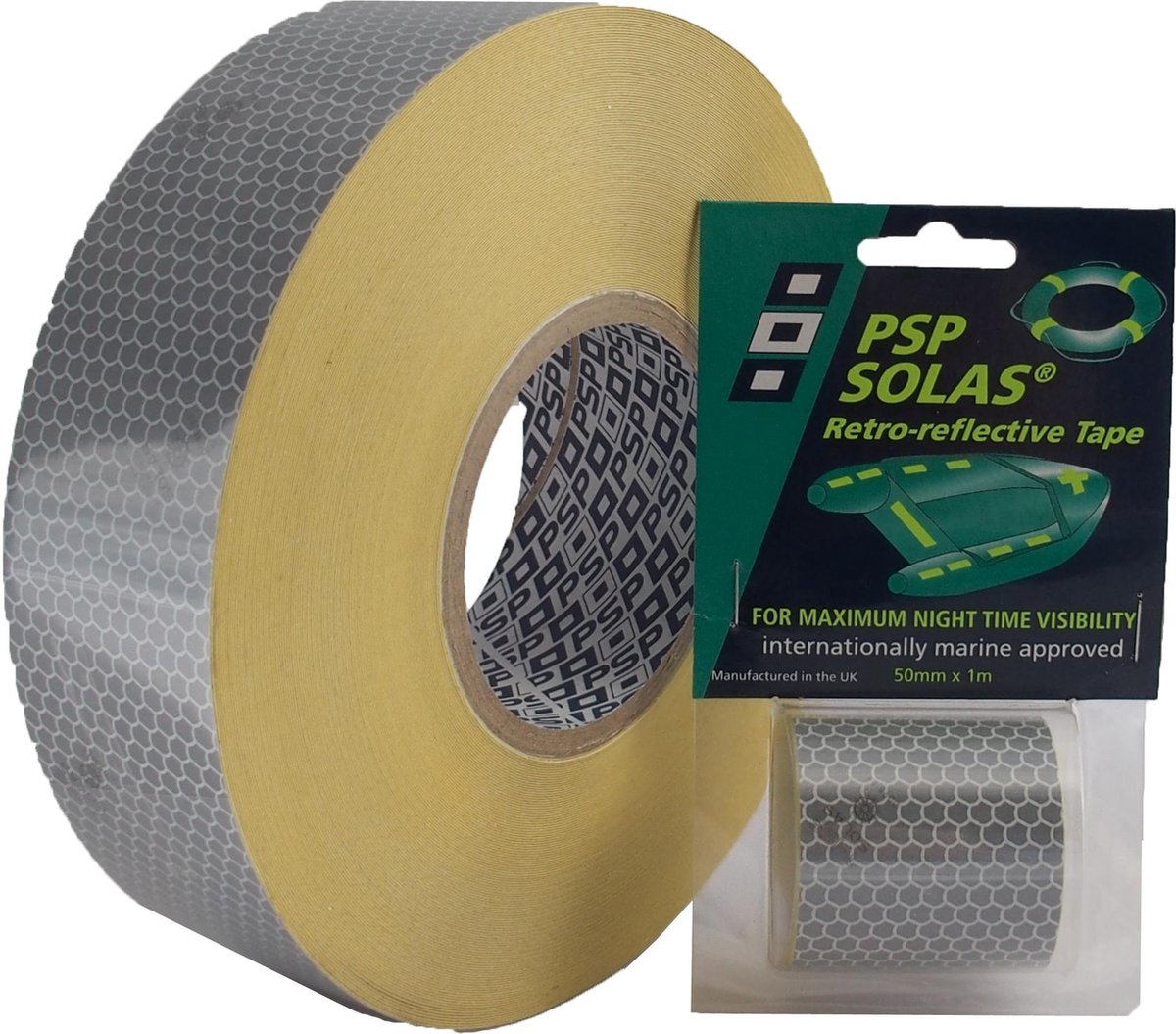 Solas Retro-reflective Tape Zilver 50mm 1mtr