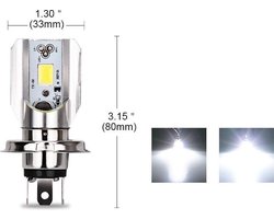H4 Led HS1 lamp 6000k xenon white motor scooter super fel!