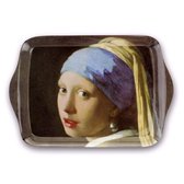 Dienblaadje, Mini 21 x 14 cm, Vermeer, Meisje met de Parel