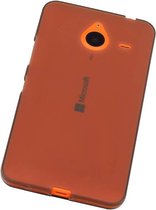 Microsoft Lumia 640 XL - TPU Hoesje Transparant Grijs - Back Case Bumper Hoes Cover