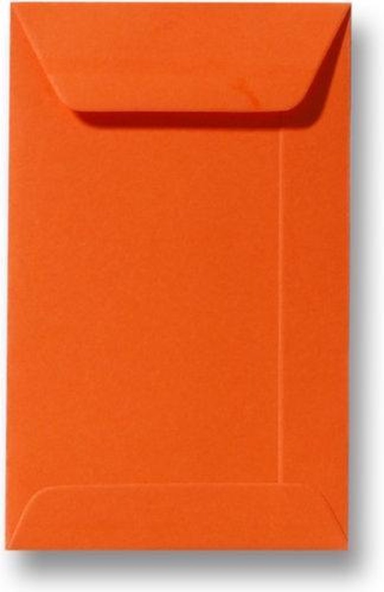 Envelop 6,5 X 10,5 Donkeroranje, 60 stuks