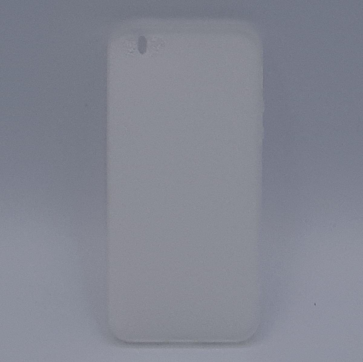 iPhone 5, 5s, SE – hoes, cover – TPU – effen wit