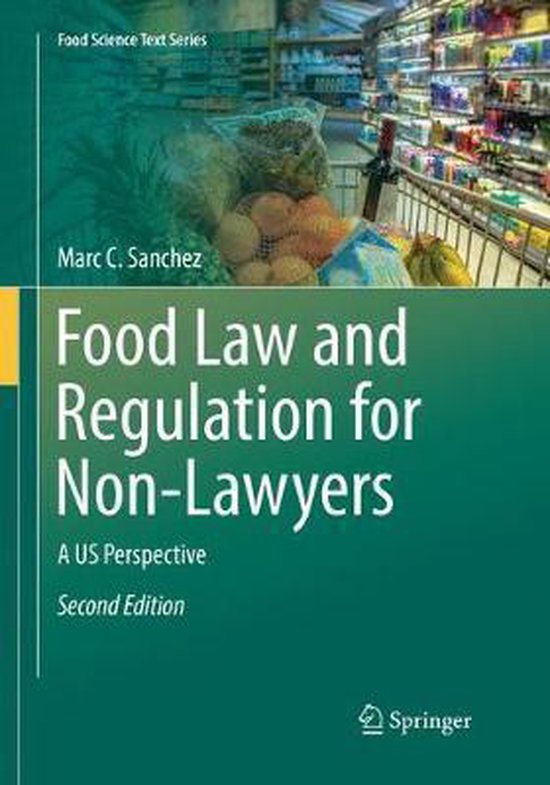 Food Science Text Series- Food Law and Regulation for Non-La ... - cover